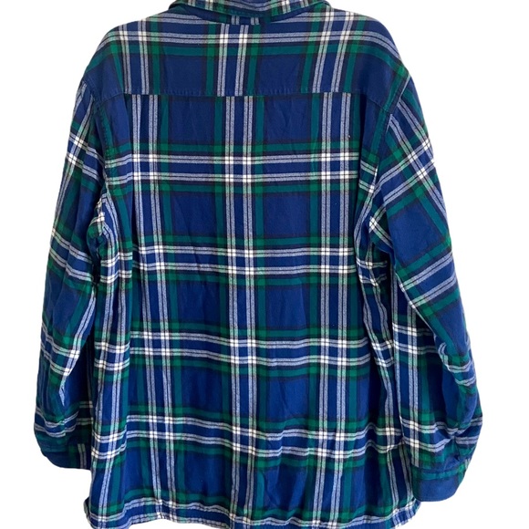 (SOLD)Men’s L L Bean plaid performance fleece L - Picture 3 of 7
